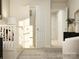 Bedroom features a white crib with drawers, access to closet, and plenty of storage at 130 Oconee Trl, Statesville, NC 28625