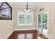 Cozy dining area with natural light and a sliding door to outdoor living at 1397 Tupelo Rd, Clover, SC 29710