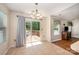 Cozy dining area with backyard access and a view of the wood deck and backyard at 146 Pheasant Ridge Cir, York, SC 29745