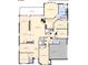 Detailed first floor plan showcasing layout of primary rooms at 15024 Old Vermillion Dr, Huntersville, NC 28078