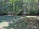 Expansive backyard featuring lush greenery and mature trees providing ample shade at 155 Culpeze Rd, Mooresville, NC 28117