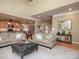 Inviting living room showcasing an open layout to the kitchen with hardwood floors and carpet at 155 Culpeze Rd, Mooresville, NC 28117