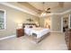 Spacious main bedroom with a tray ceiling and natural light at 155 Culpeze Rd, Mooresville, NC 28117
