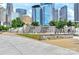 Picturesque outdoor space with urban background and stunning waterfall feature at 301 W 10Th St # 404, Charlotte, NC 28202
