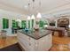 Well-appointed kitchen open to the living room and dining area, great for entertaining at 3394 Rainbow Dr, Waxhaw, NC 28173