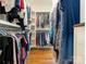 Large walk-in closet with extensive built-in shelving and hanging space, providing ample storage at 3394 Rainbow Dr, Waxhaw, NC 28173