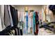 Walk-in closet with organized clothing racks and ample storage space at 3633 Longpond Ln, Monroe, NC 28110