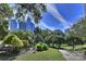 Picturesque view of downtown from park featuring lush greenery and clear blue skies at 433-68 W 8Th St, Charlotte, NC 28202