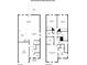 Detailed floor plan showcasing the layout of the first and second floors of the home at 5334 Orchid Bloom Dr, Fort Mill, SC 29707