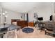 Bedroom with bed, desk, and rug, and a fun, decorated vibe at 7012 Somerset Springs Dr # E, Charlotte, NC 28262
