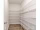 Spacious pantry with metal shelving, providing ample storage space at 7108 Hambright Rd, Huntersville, NC 28078