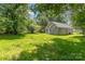 Serene backyard view showcasing a well-maintained lawn and the home's exterior at 925 4Th St, Statesville, NC 28677