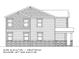 Side elevation of a craftsman-style home showcasing the architectural details at 9864 Quercus Ln, Huntersville, NC 28078