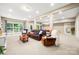 Spacious finished basement with abundant natural light, open layout, and space for various activities at 10501 Olde Irongate Ln, Mint Hill, NC 28227