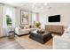 Comfortable living room featuring a large window, stylish decor, and modern furnishings at 123 Armstrong Rd, Belmont, NC 28012