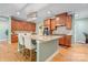 A bright and modern kitchen with a large island, stainless steel appliances, and an open layout at 137 Leaning Tower Dr, Mooresville, NC 28117