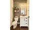 Stylish bathroom features a modern vanity and decorative wood paneling at 1673 Beleek Ridge Ln, Clover, SC 29710