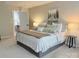 Relaxing bedroom with ambient lighting, neutral walls, and a comfortable king-size bed at 1673 Beleek Ridge Ln, Clover, SC 29710