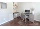 Bright home office with modern desk and storage for a productive workspace at 1673 Beleek Ridge Ln, Clover, SC 29710