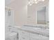 Clean bathroom with white vanity and a shower-tub combo at 1713 Andover Nw St, Concord, NC 28027