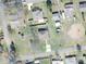 A picturesque aerial view of the property and surrounding neighborhood at 210 Rhyne St, Stanley, NC 28164