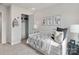 bedroom with daybed and walk in closet at 2143 Rolling Hills Ct, Stanley, NC 28164