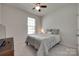 Comfortable bedroom with carpet flooring, ceiling fan and natural light from a window at 3145 Bridgewater St, Lancaster, SC 29720