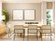 Chic dining room featuring a modern table, stylish chairs, and ample natural light at 3887 Horsham St, Indian Land, SC 29707