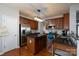 A kitchen features granite countertops, stainless steel appliances, and a center island at 4003 Fine Robe Dr, Indian Trail, NC 28079