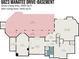 Basement floor plan featuring patio, porch, wet bar, Gathering room and storage at 6823 Manatee Dr, Concord, NC 28025