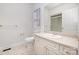 Bright bathroom featuring a tub and shower combination at 6823 Manatee Dr, Concord, NC 28025
