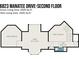 Second floor plan featuring open spaces, a room and bath, with stair access to below at 6823 Manatee Dr, Concord, NC 28025