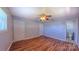 Standard bedroom with laminate flooring, and ensuite bathroom at 920 Thomas St, Statesville, NC 28677
