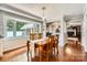 Bright dining room with a large window overlooking the yard and seamless access to the living area at 1175 18Th Ne Ave, Hickory, NC 28601
