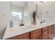 Bright bathroom featuring a double sink vanity with stylish fixtures and modern mirrors at 1653 Shetland Ln, Rock Hill, SC 29730