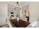 Open-concept dining room with views into the living room and access to other areas of the home at 1653 Shetland Ln, Rock Hill, SC 29730