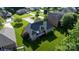 Sprawling backyard with a patio, well-maintained lawn, and lush landscaping at 179 Browning Dr, Taylorsville, NC 28681