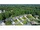 Community aerial view showcases the landscape and surrounding foliage at 179 Browning Dr, Taylorsville, NC 28681