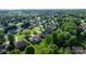 Panoramic aerial view showcasing the community and surrounding landscape at 179 Browning Dr, Taylorsville, NC 28681
