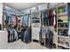 Walk-in closet with custom shelving and ample storage space for clothing and accessories at 179 Browning Dr, Taylorsville, NC 28681