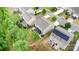 A peaceful neighborhood with a beautiful backyard and mature trees from an aerial point of view at 2037 Christopher Wood Ct, Fort Mill, SC 29707
