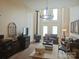 Spacious living room with fireplace, large windows, and comfortable seating area at 2905 Medlin Rd # 40 Acres, Monroe, NC 28112