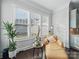 Sitting room features hardwood floors, lots of natural light, and tranquil decor at 3007 Arsdale Rd, Waxhaw, NC 28173