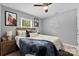 Relaxing main bedroom featuring a comfortable bed, soft lighting, and tasteful decor at 310 S Jacob St, Cherryville, NC 28021