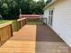 Wide wooden deck perfect for outdoor entertainment and relaxation at 1201 Forest Ridge Rd, Bessemer City, NC 28016