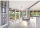 Open dining room leading to a deck with sliding glass doors for outdoor entertaining at 147 Buck And Doe Ln, Statesville, NC 28625