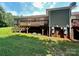 Spacious backyard with a wooden deck at 2541 26Th Ne Ave, Hickory, NC 28601