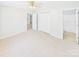 Spacious bedroom with neutral carpet and closet, with bathroom access at 2541 26Th Ne Ave, Hickory, NC 28601