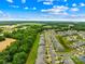 An aerial perspective of an attractive neighborhood, highlighting its layout and proximity to green spaces at 2717 Aubrey St, Monroe, NC 28110