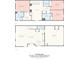Detailed floor plan showcasing the layout of the home, including living spaces, bedrooms, and bathrooms at 2717 Aubrey St, Monroe, NC 28110